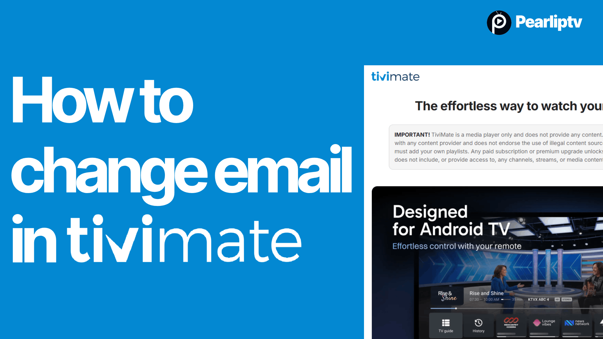 How to Change Email in TiviMate